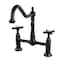 Kingston Brass KS1175BEX Essex Bridge Kitchen Faucet, Oil Rubbed Bronze KS1175BEX - alternate 1
